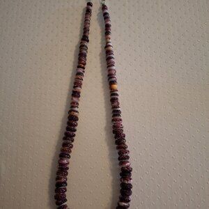 Jay King Purple Spiny Oyster Shell Necklace